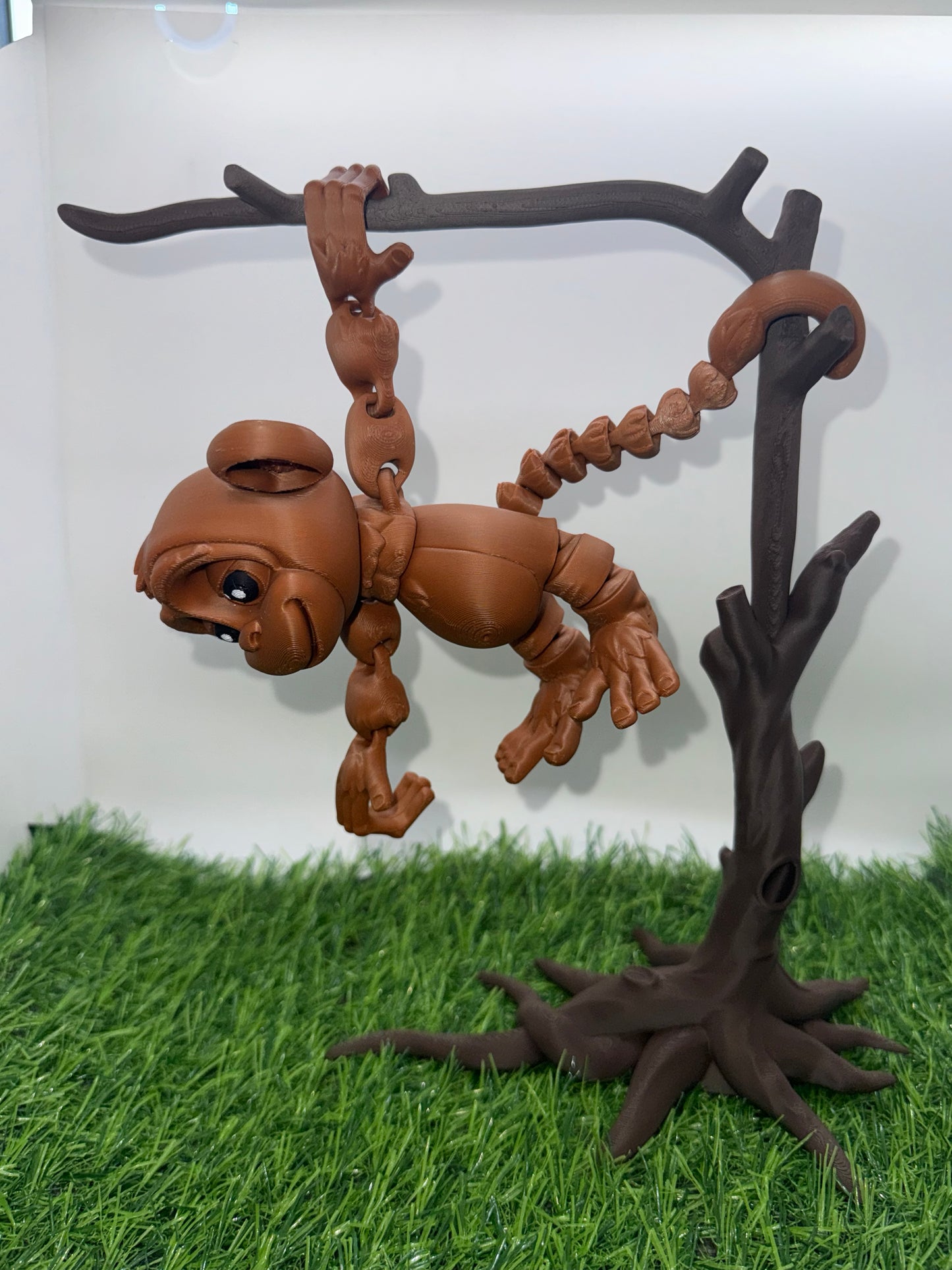 Articulated Monkey - Optional Tree - 3d Printed