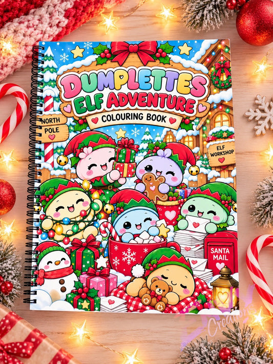 Dumplettes Elf Adventures | Colouring Book