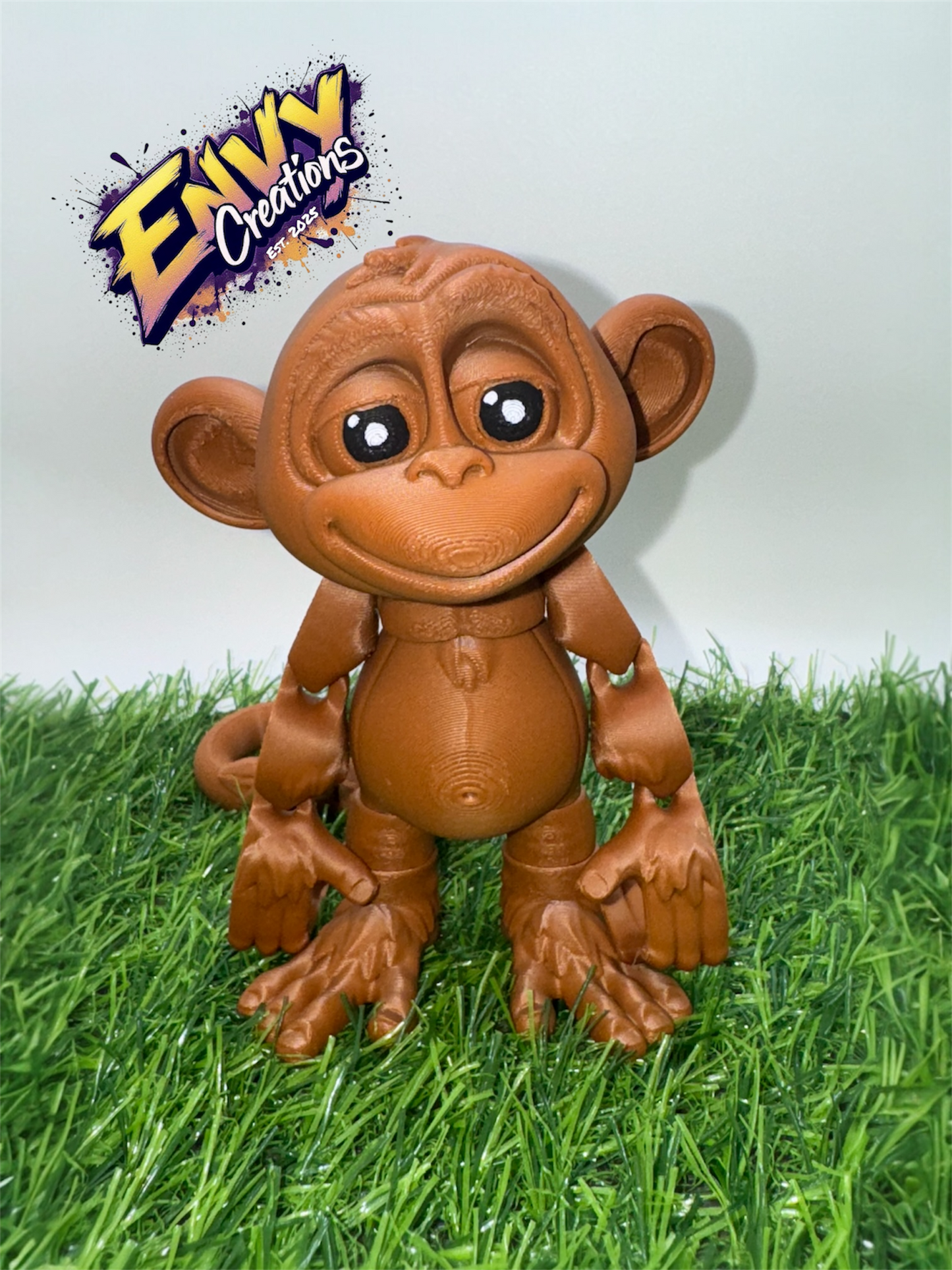 Articulated Monkey - Optional Tree - 3d Printed