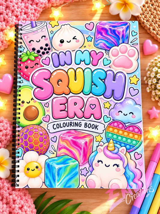 In My Squish Era | Pink | Colouring Book