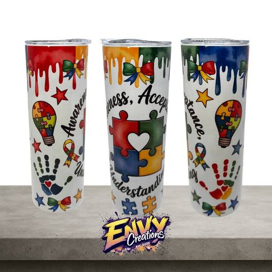 Autism Awareness – 20oz Stainless Steel Tumbler