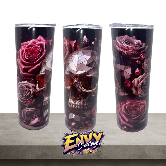 Skulls & Roses – 20oz Stainless Steel Tumbler