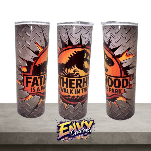Fatherhood Is A Walk In The Park Design 2 – 20oz Stainless Steel Tumbler