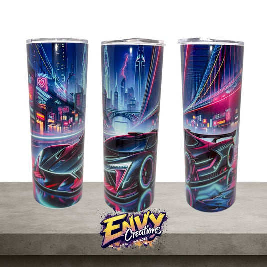 Neon Car – 20oz Stainless Steel Tumbler