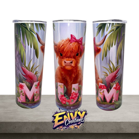 Mum Highland Cow – 20oz Stainless Steel Tumbler