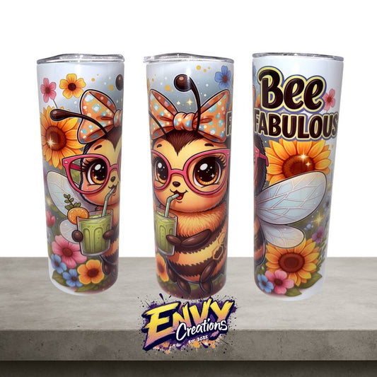 Bee Fabulous - 20oz Stainless Steel Tumbler