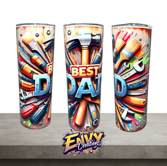 Best Dad – 20oz Stainless Steel Tumbler