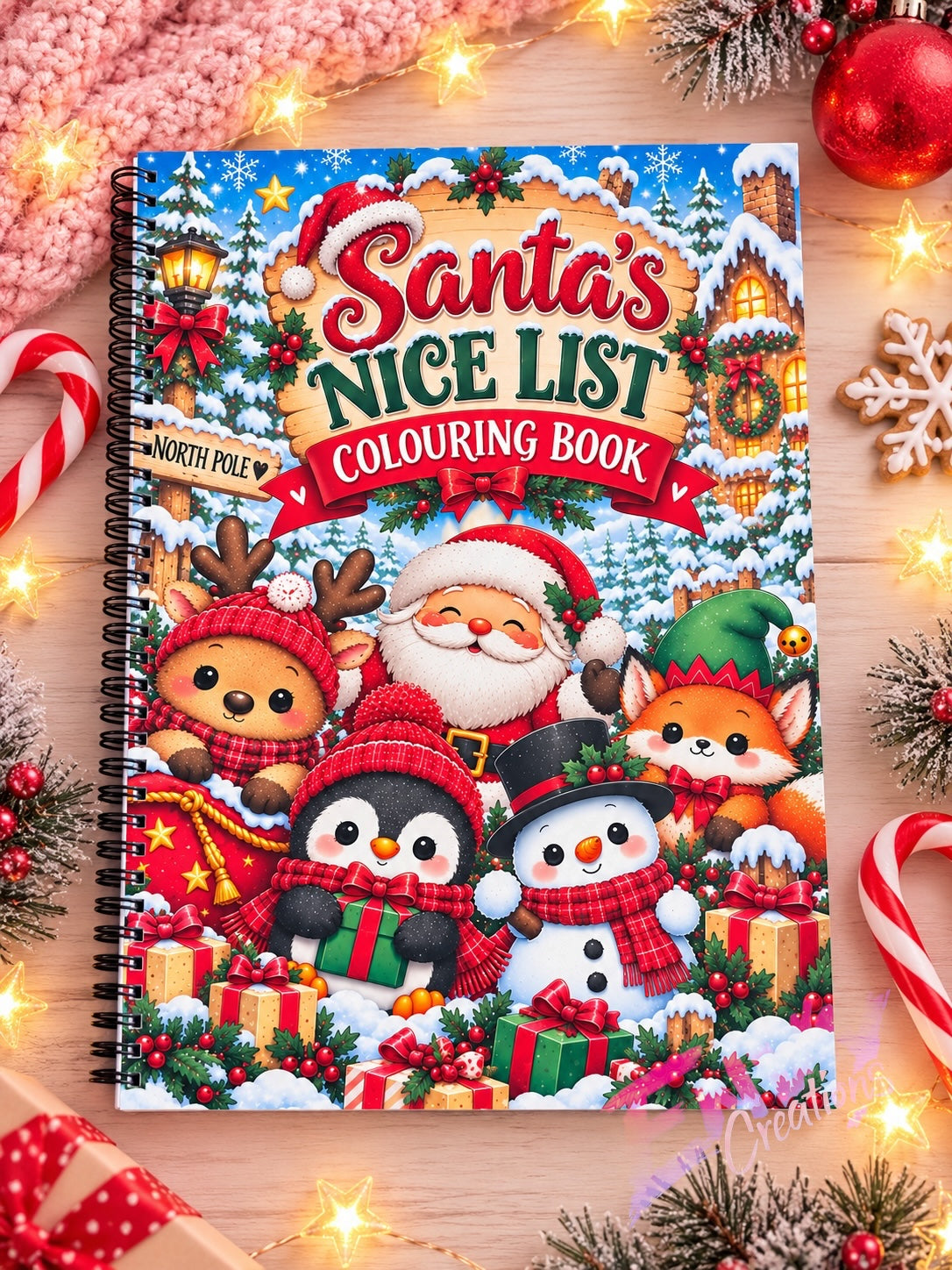 Santa's Nice List | Colouring Book