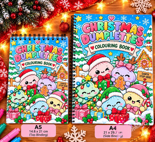 Christmas Dumplettes | Colouring Book