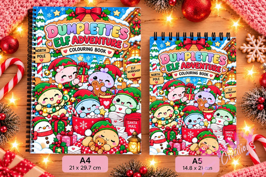 Dumplettes Elf Adventures | Colouring Book