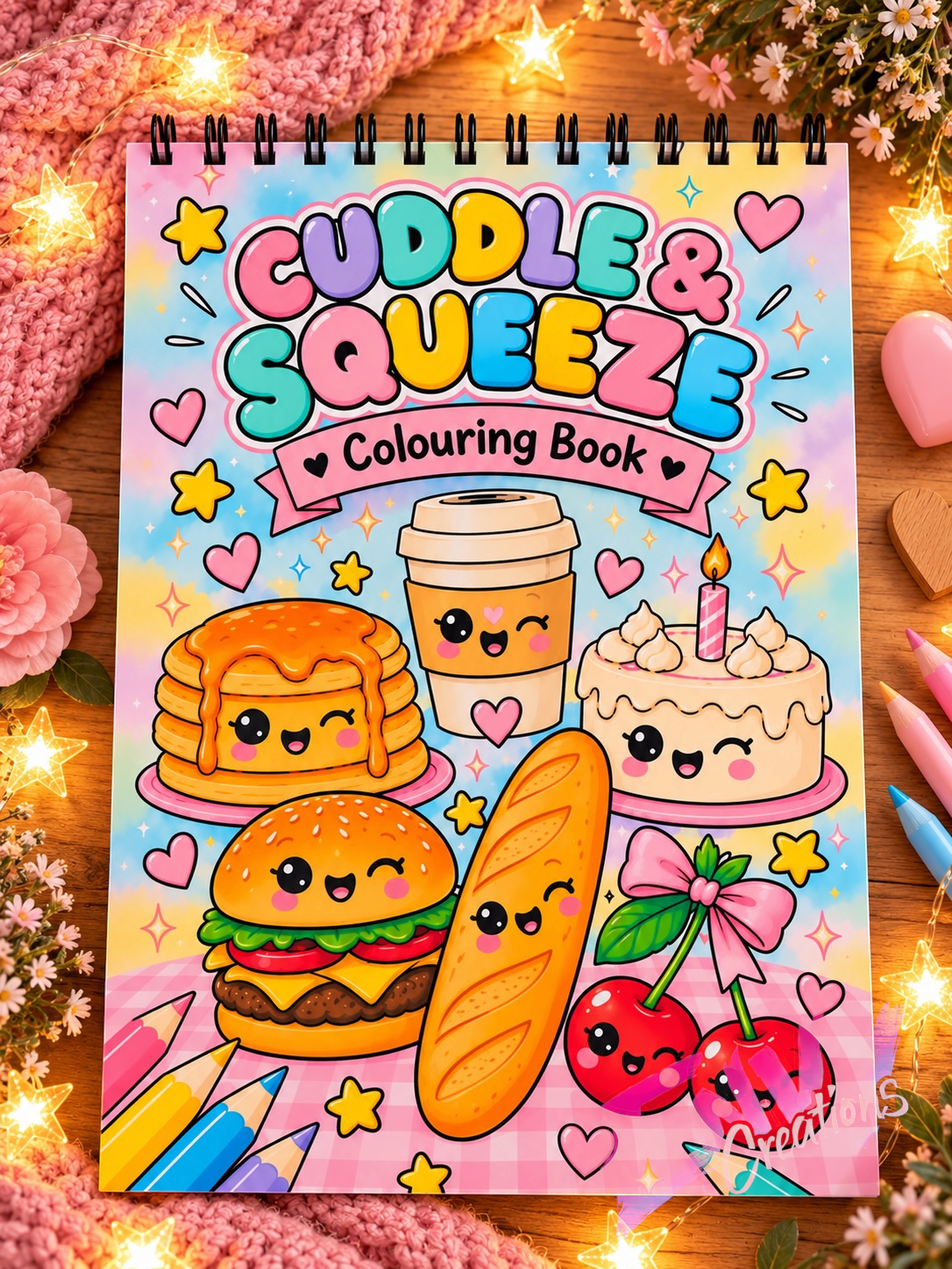 Cuddle & Squeeze | Colouring Book