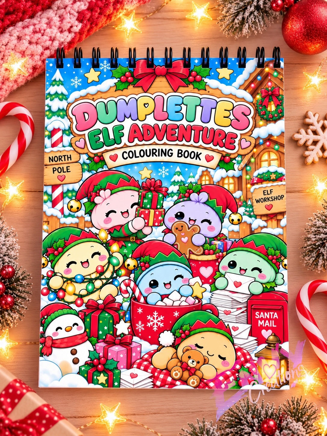 Dumplettes Elf Adventures | Colouring Book