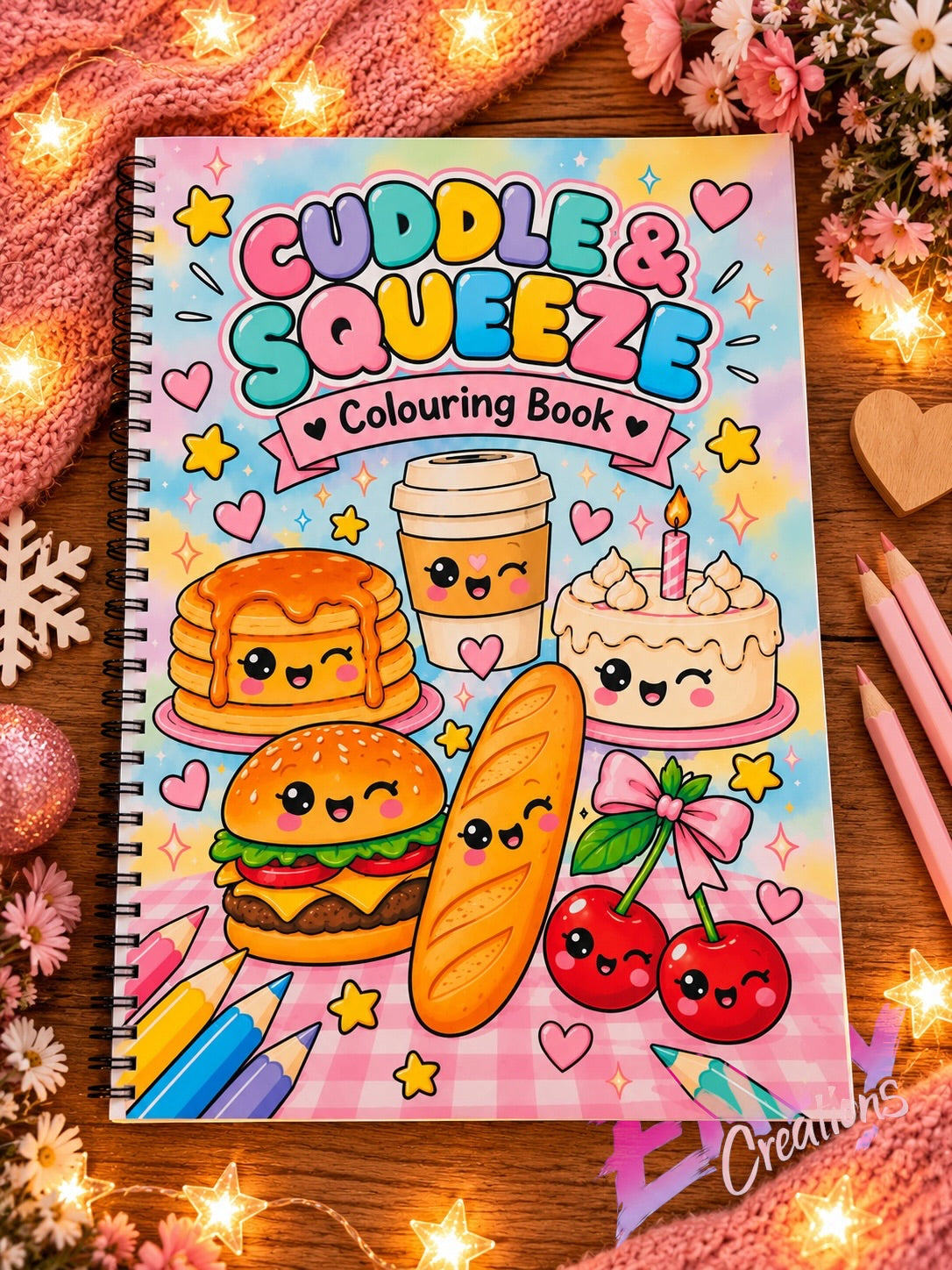 Cuddle & Squeeze | Colouring Book