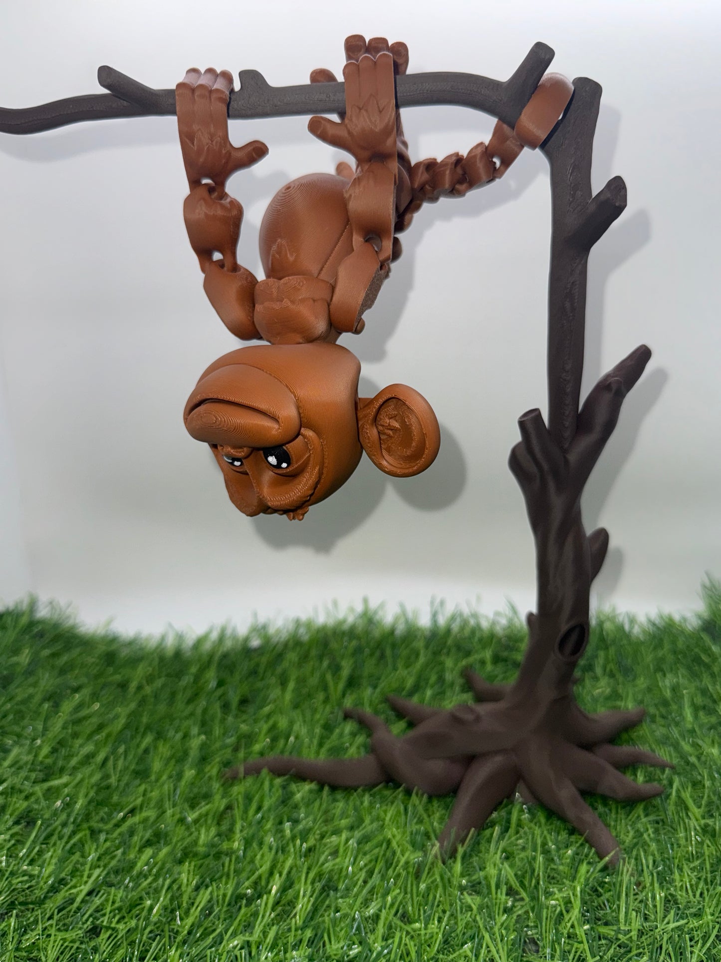Articulated Monkey - Optional Tree - 3d Printed