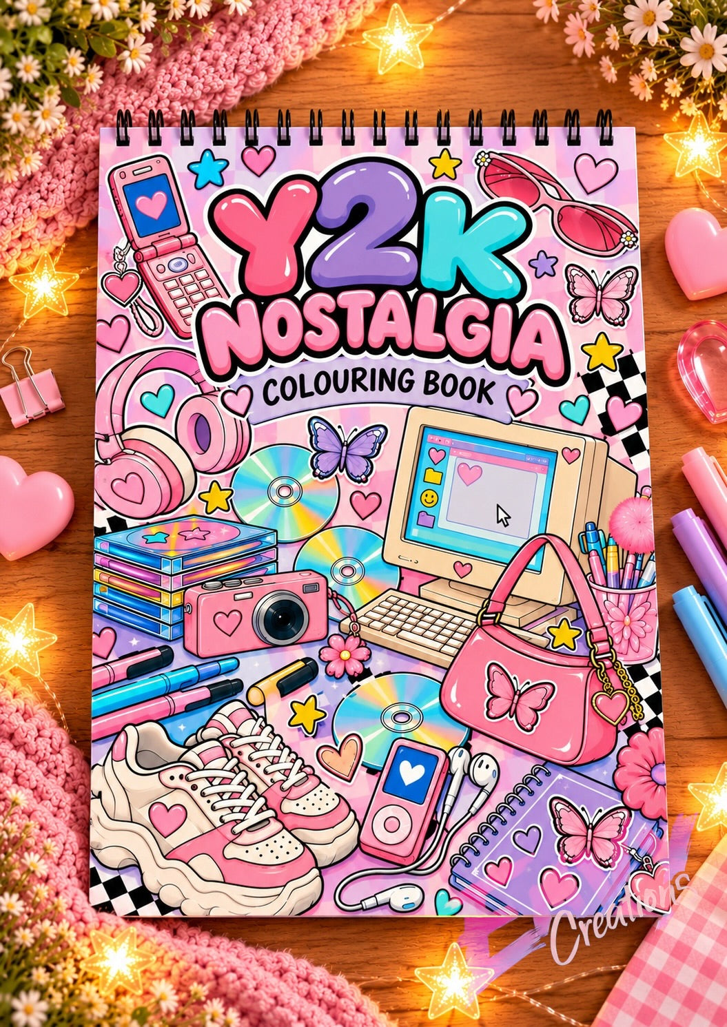 Y2K Nostalgia | Colouring Book