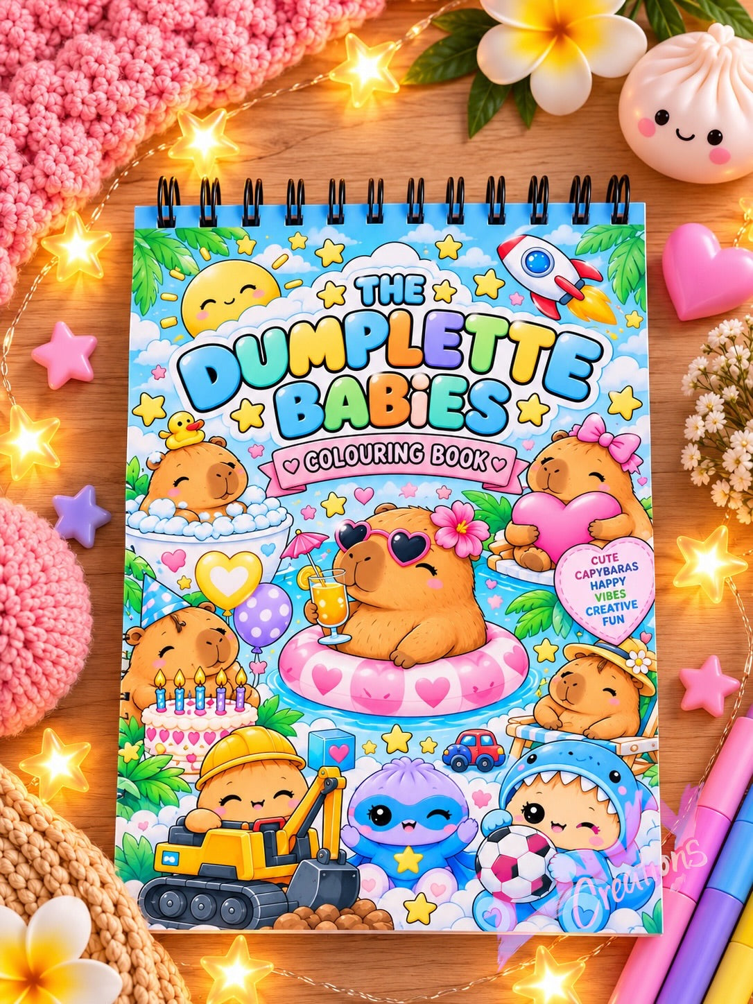 The Dumplettes Babies | Boys | Colouring Book