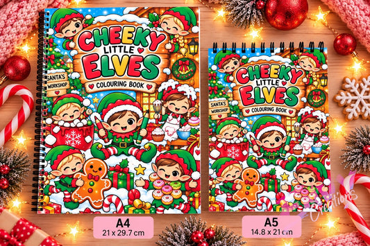 Cheeky Little Elves | Colouring Book