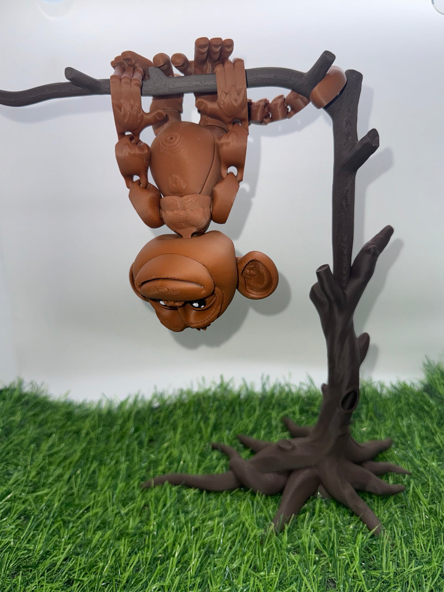 Articulated Monkey - Optional Tree - 3d Printed