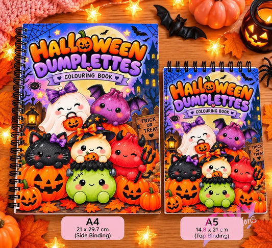 Halloween Dumplettes | Colouring Book