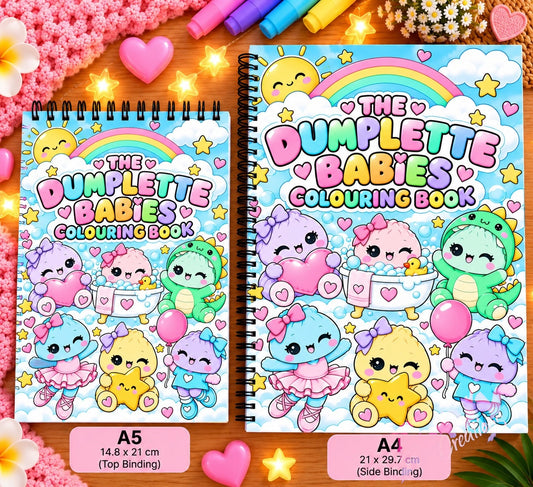 The Dumplettes Babies | Girls | Colouring Book