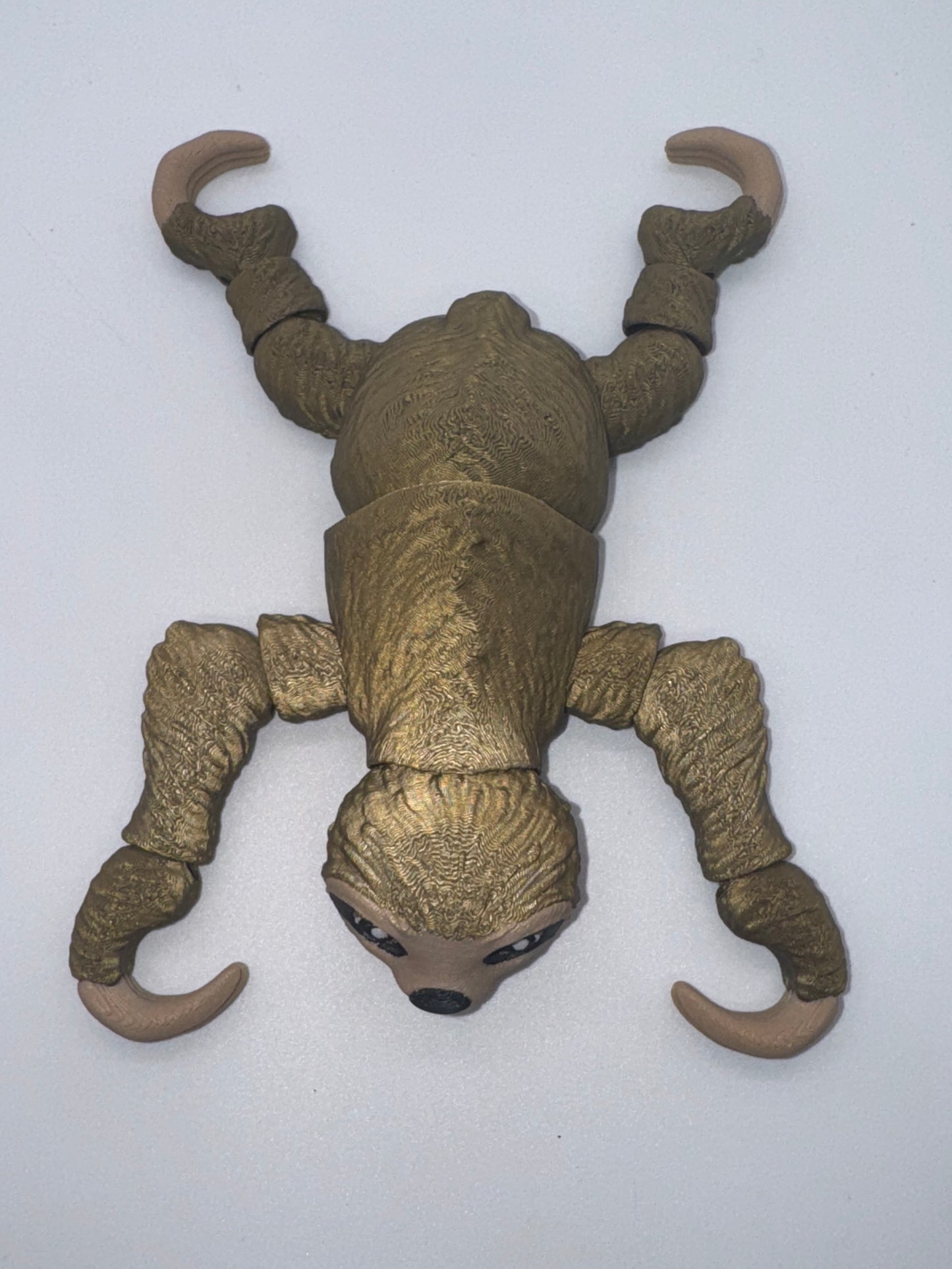 Articulated Sloth - Optional Tree - 3d Printed