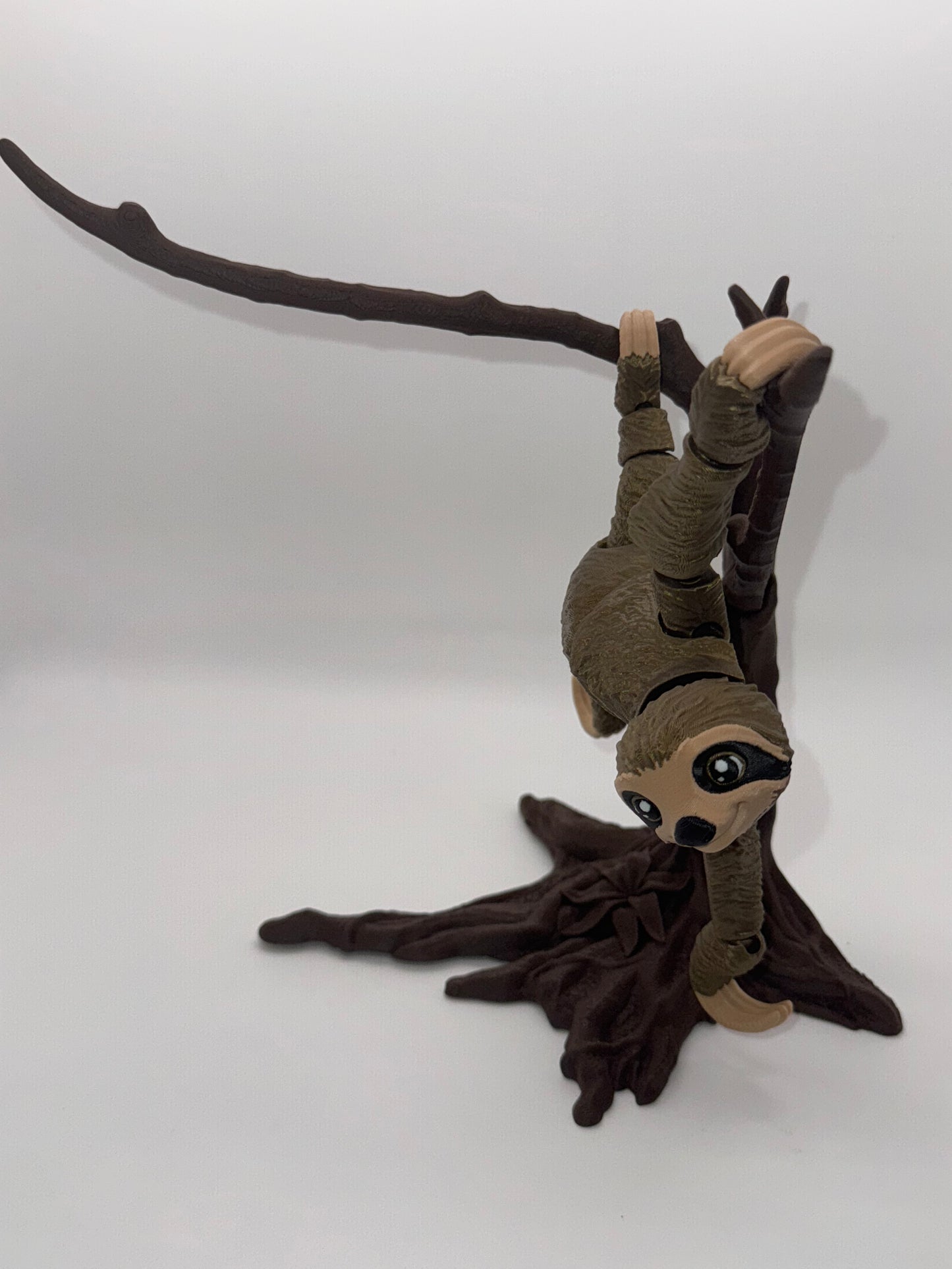 Articulated Sloth - Optional Tree - 3d Printed