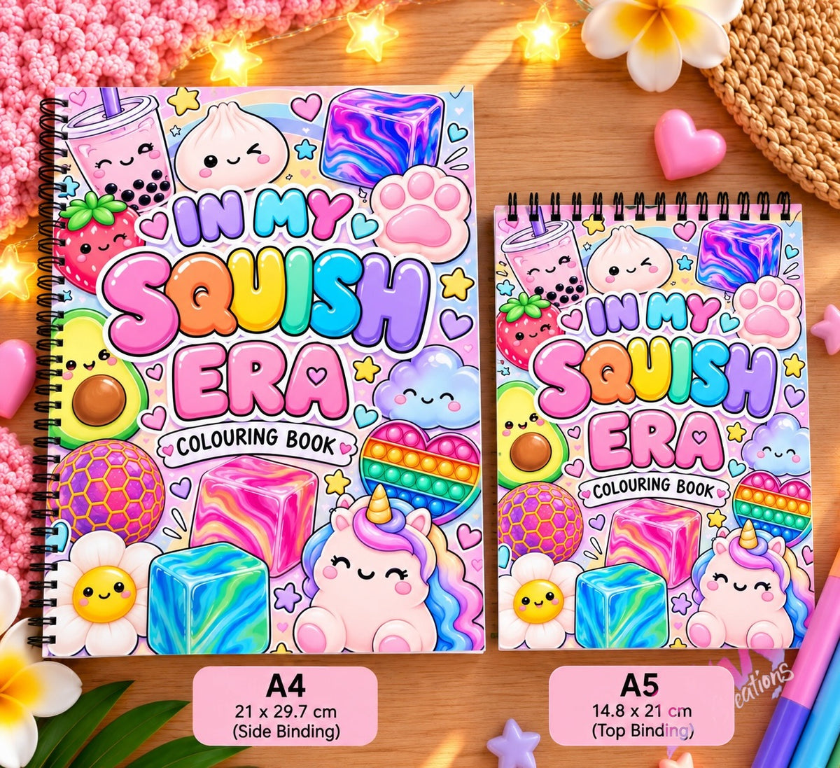 In My Squish Era | Pink | Colouring Book