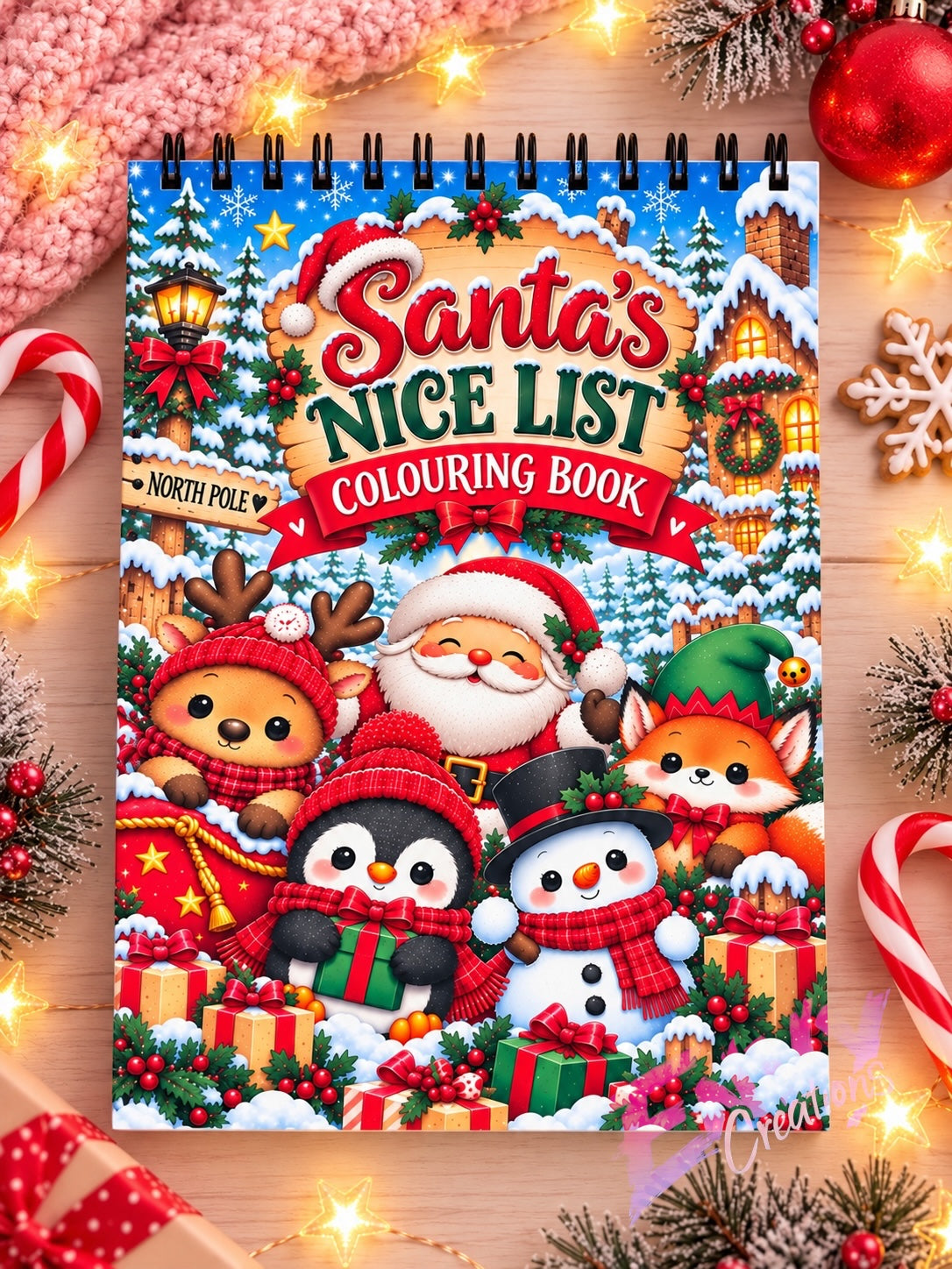 Santa's Nice List | Colouring Book