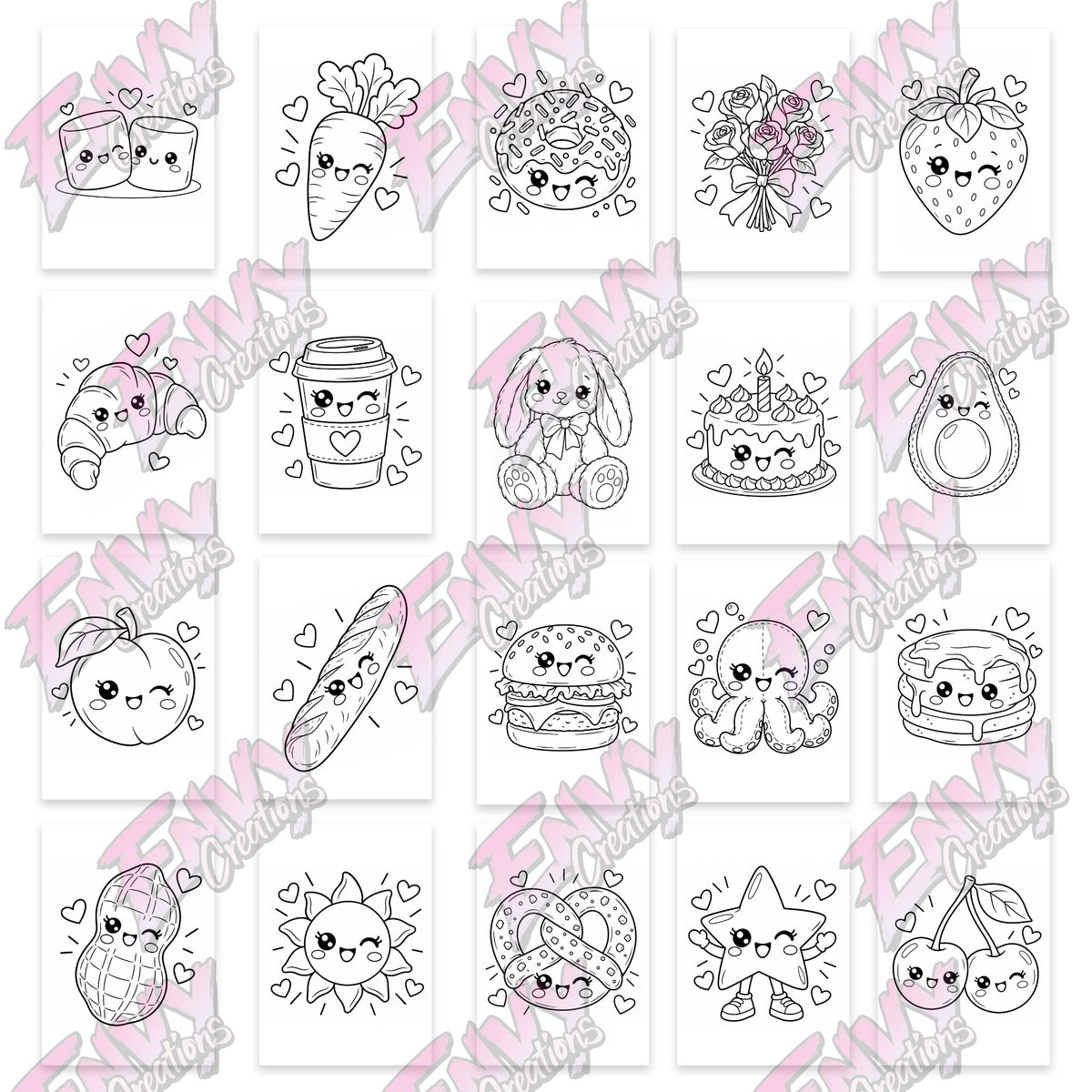 Cuddle & Squeeze | Colouring Book