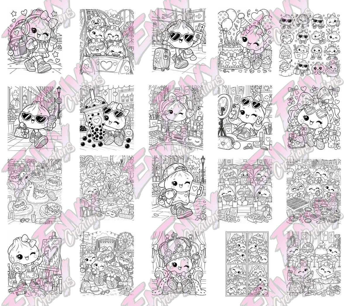 The Dumplettes Gang | Colouring Book